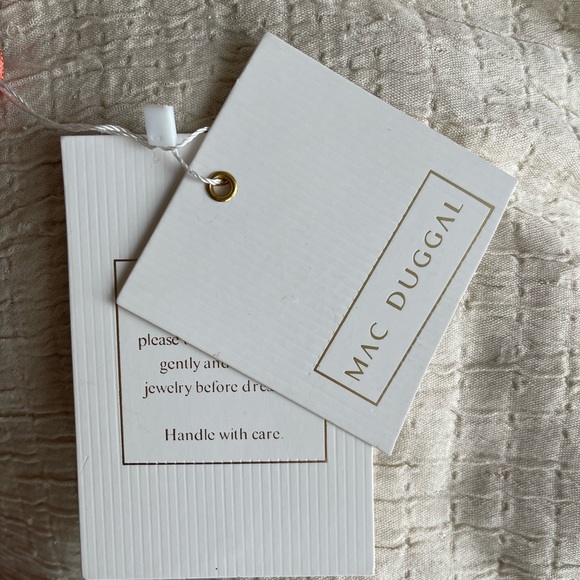 Ieena for Mac Duggal chiffon floral maxi dress size 4. NWT - Picture 5 of 7